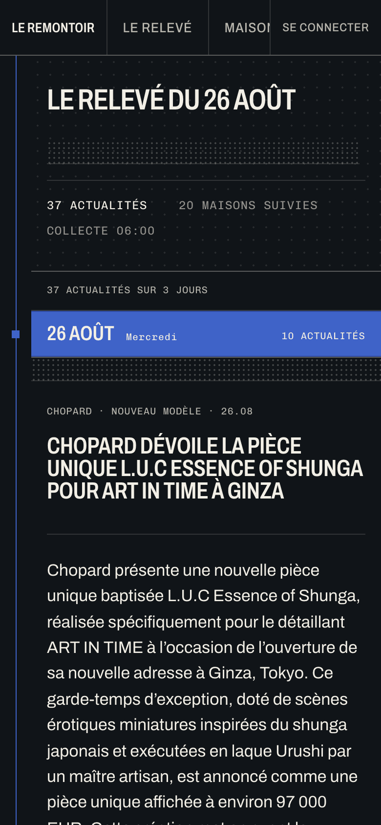 Version mobile de Le Remontoir